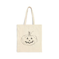 Jack-O’-Lantern Pumpkin Canvas Tote Bag