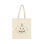 Jack-O’-Lantern Pumpkin Canvas Tote Bag