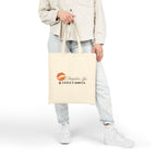 Pumpkin Lip & Velvet Boots Cotton Canvas Tote Bag