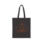 Jack-O’-Lantern Pumpkin Canvas Tote Bag