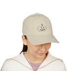 Jack-O-Lantern Pumpkin Embroidered Organic Baseball Cap
