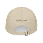 Jack-O-Lantern Pumpkin Embroidered Organic Baseball Cap
