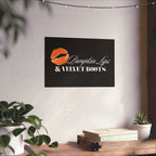 Pumpkin Lips & Velvet Boots Poster